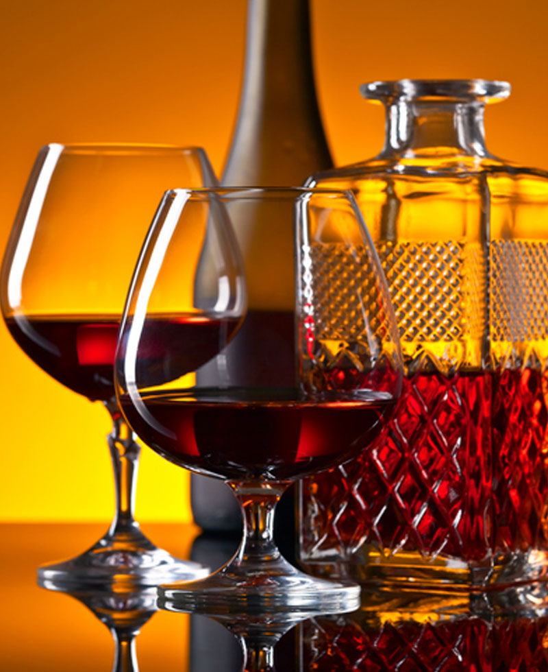 liquor bottles